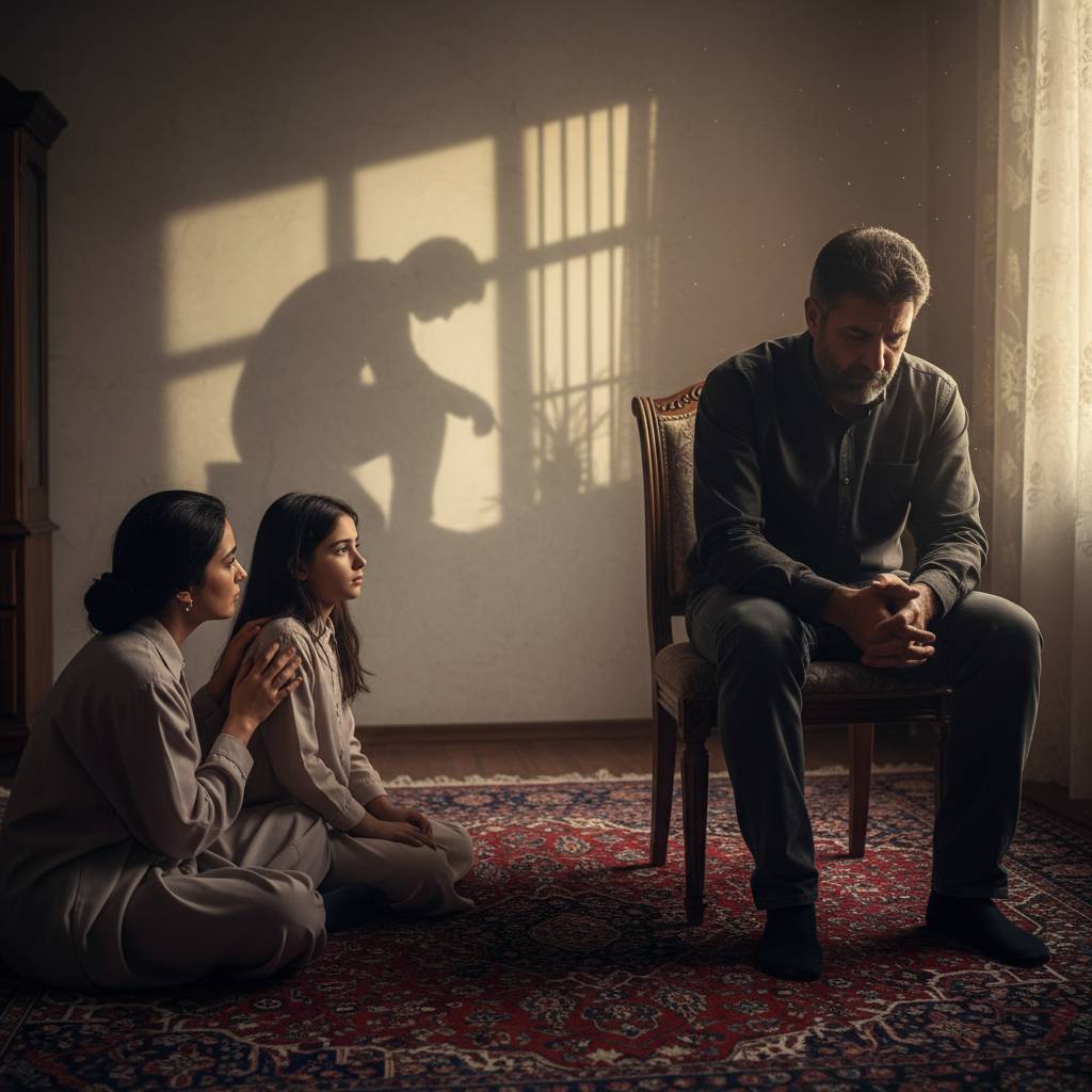 سایه سنگین غم بر کانون خانواده......